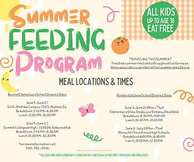Summer Feeding Program Flyer